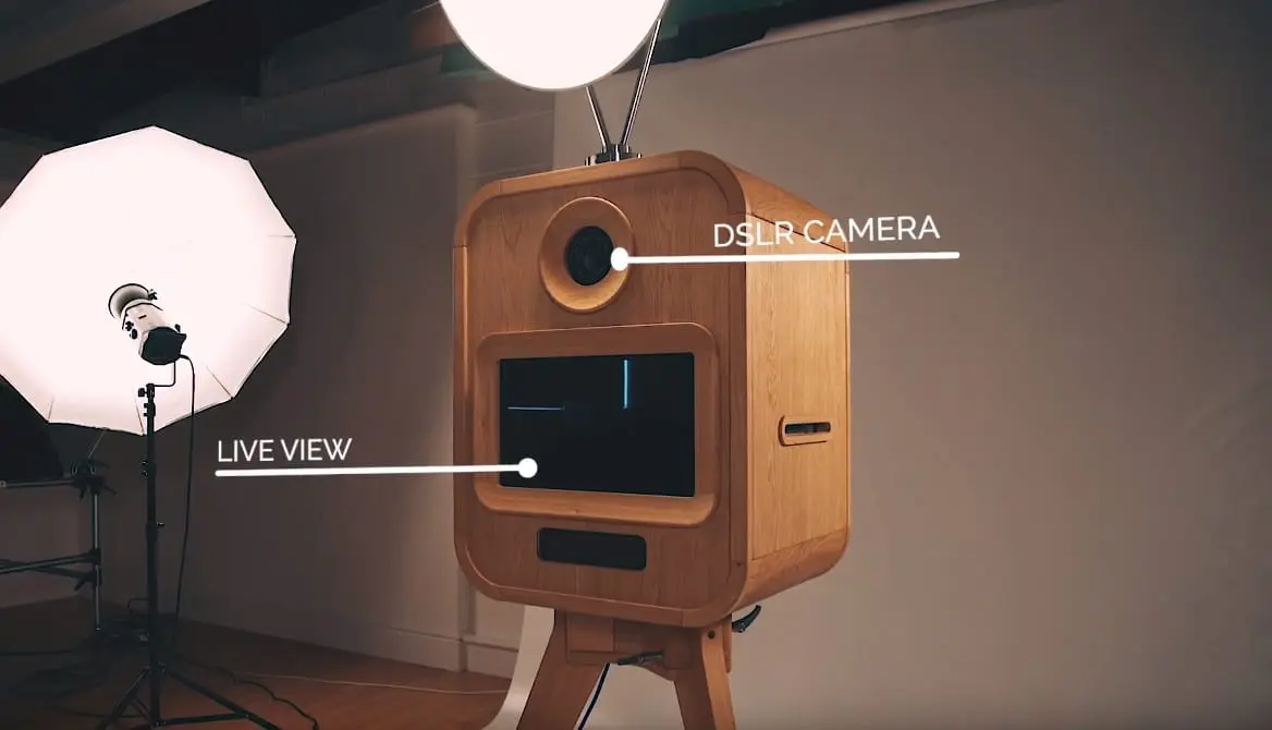 Professional photobooth setup