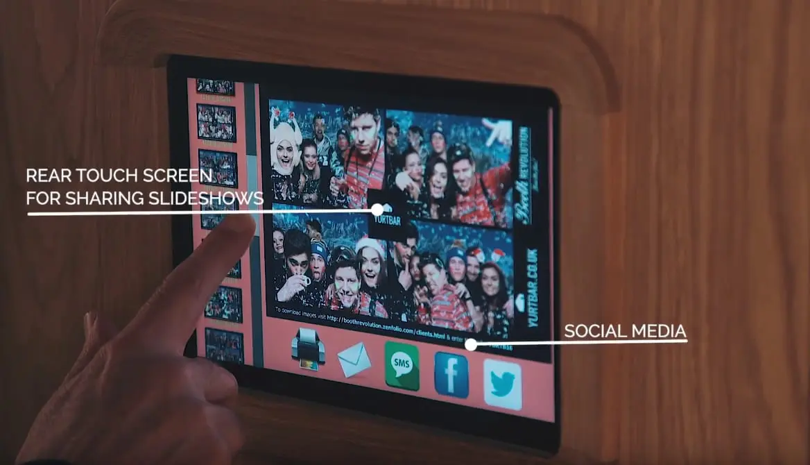 Touch screen interface