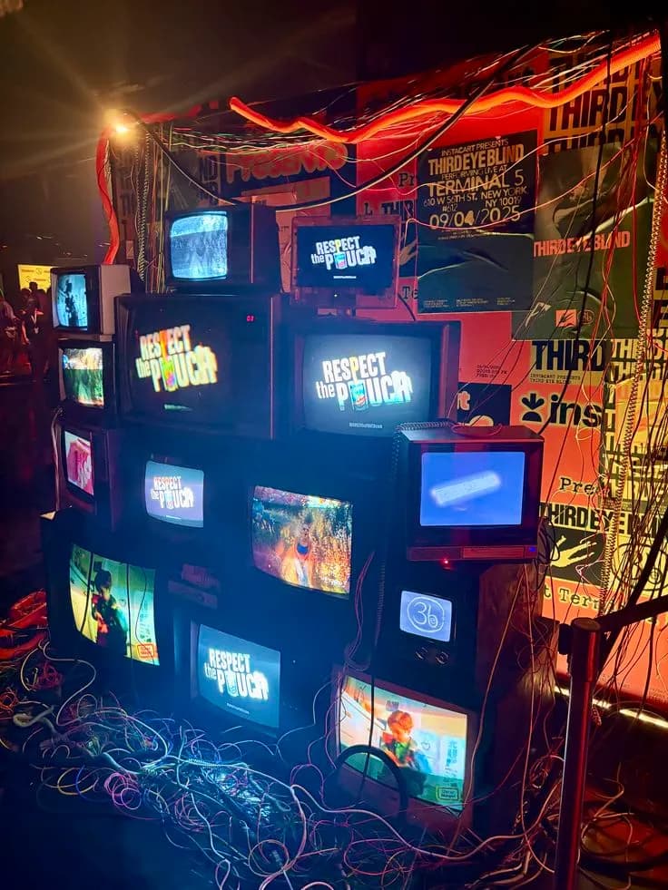 Retro TV photobooth experience